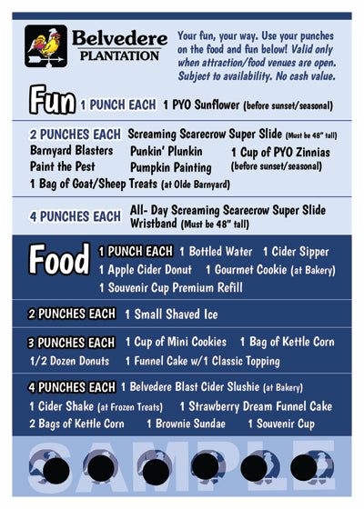 Farm Fun Adventure Card